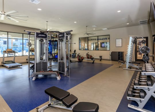 Gym at Level 25 at Sunset by Picerne, Las Vegas, NV, 89113
