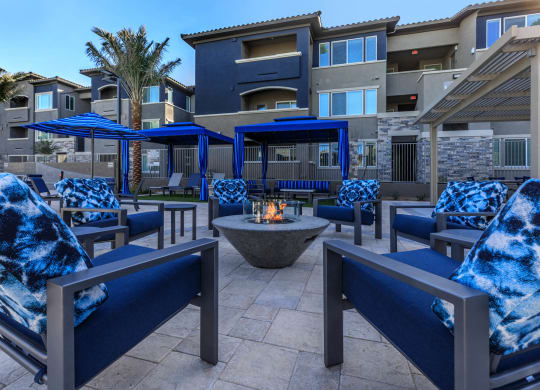 Fire place at Level 25 at Sunset by Picerne, Nevada, 89113