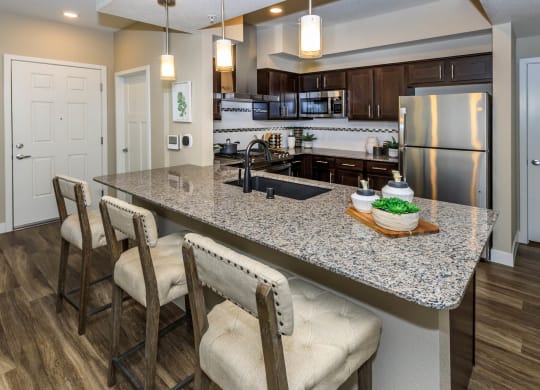 Kitchen counter top at Level 25 at Sunset by Picerne, Las Vegas, NV, 89113