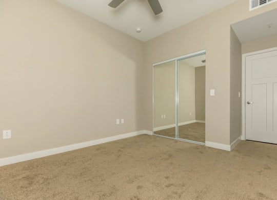 Unfurnished room with wooden floor at Level 25 at Sunset by Picerne, Las Vegas