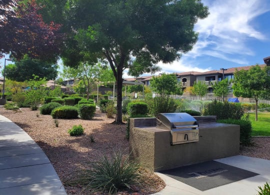 Picnic Area With Grilling Facility at The Paramount by Picerne, Las Vegas, Nevada