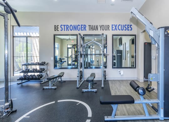 Fitness Center With Modern Equipment at The Paramount by Picerne, Las Vegas, 89123