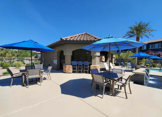 Poolside Grill Station at The Paramount by Picerne, Las Vegas, Nevada