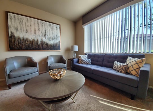 Living Room Sofa at The Paramount by Picerne, Las Vegas, NV, 89123