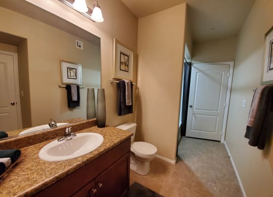 Modern Bathroom at The Paramount by Picerne, Las Vegas, NV, 89123