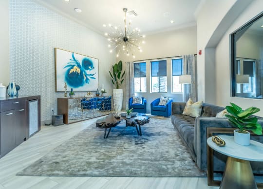 Living room at The Paseo by Picerne, Goodyear