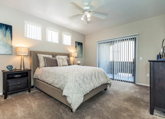Bedroom decoration at The Paseo by Picerne, Goodyear, 85395