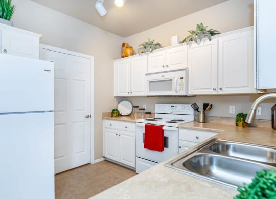 white appliances at The Paseo by Picerne, Goodyear, AZ, 85395