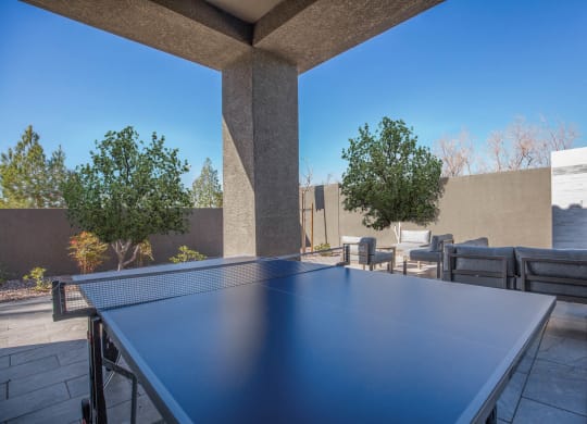 Outdoor Ping-Pong Table at The Passage Apartments by Picerne, Nevada
