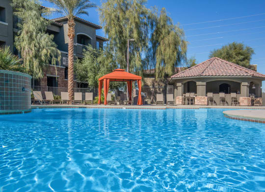 Outdoor Swimming Pool at The Passage Apartments by Picerne, Nevada