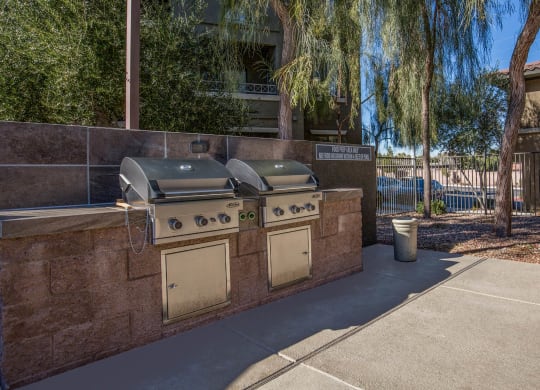 Community Grill Stations at The Passage Apartments by Picerne, Henderson, Nevada