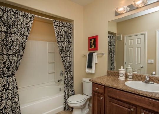 Spa Inspired Bathroom at The Passage Apartments by Picerne, Nevada