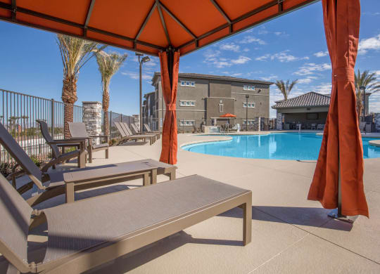Poolside Cabana at The Passage Apartments by Picerne, Nevada
