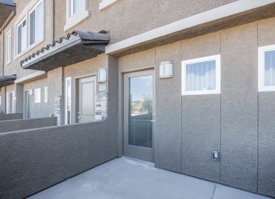 Back Door at The Passage Apartments by Picerne, Henderson, NV