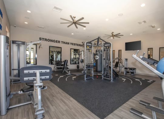 Fitness Center With Updated Equipment at The Pavilions by Picerne, Las Vegas, NV, 89166