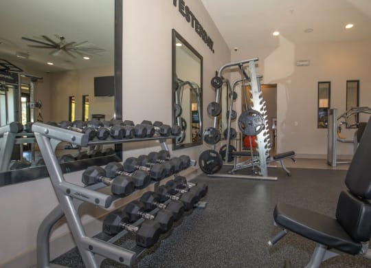 Fitness Center With Modern Equipment at The Pavilions by Picerne, Nevada, 89166
