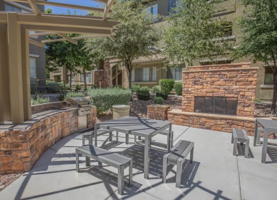 Courtyard Patio at The Pavilions by Picerne, Las Vegas, Nevada