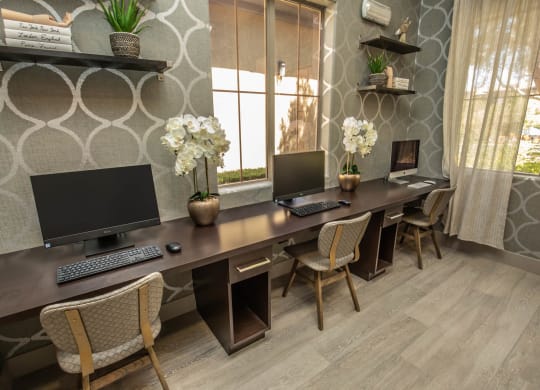 Business Center With Wifi at The Pavilions by Picerne, Las Vegas, Nevada