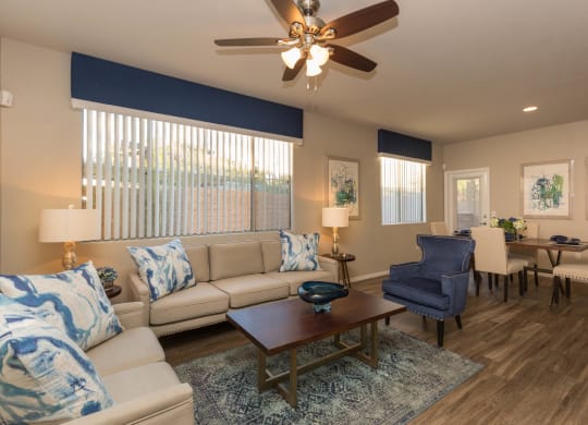 Classic Living Room Design at The Pavilions by Picerne, Las Vegas