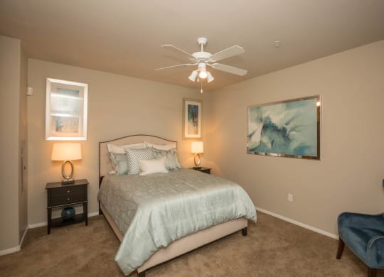 Comfortable Bedroom With Accessible Closet at The Pavilions by Picerne, Nevada