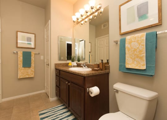 Bathroom With Bathtub at The Pavilions by Picerne, Las Vegas, NV, 89166