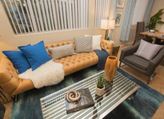 Living Room Overview at The Pavilions by Picerne, Las Vegas