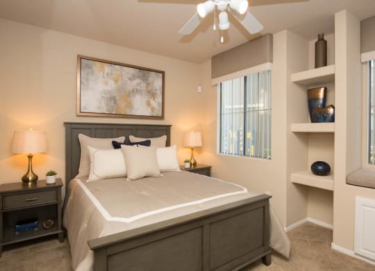 Comfortable Bedroom at The Pavilions by Picerne, Las Vegas, Nevada