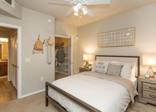 Bedroom With Closet at The Pavilions by Picerne, Las Vegas, NV