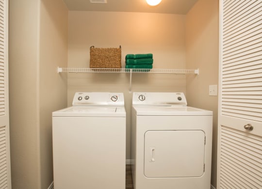 Stacked Washer/Dryer at The Pavilions by Picerne, Nevada