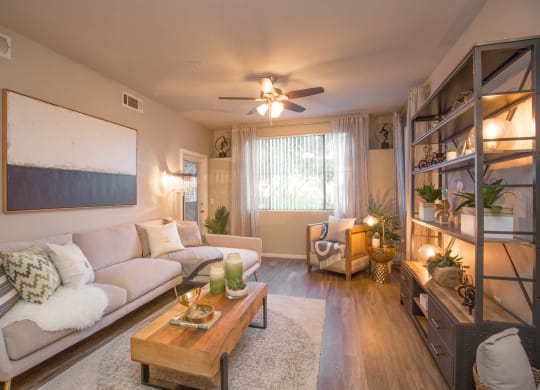 Living Room at The Pavilions by Picerne, Las Vegas, NV
