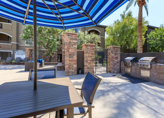 Outdoor Grill With Intimate Seating Area at The Preserve by Picerne, Nevada