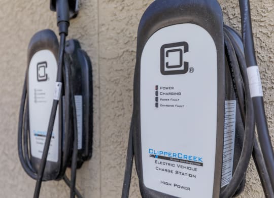 Electric Charging Station at The Preserve by Picerne, N Las Vegas