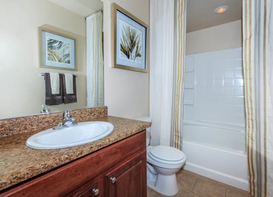 Bathroom With Bathtub at The Preserve by Picerne, N Las Vegas, 89086