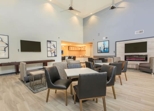 Living room with tv 1at The Summit by Picerne, Henderson, NV, 89052