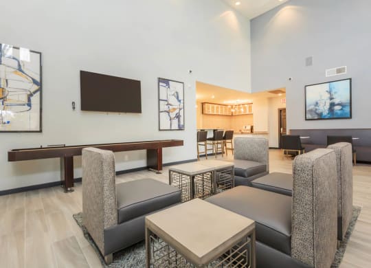 Living room with tv at The Summit by Picerne, Nevada, 89052