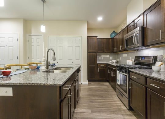 Wooden cabinets at The View at Horizon Ridge, Nevada, 89012