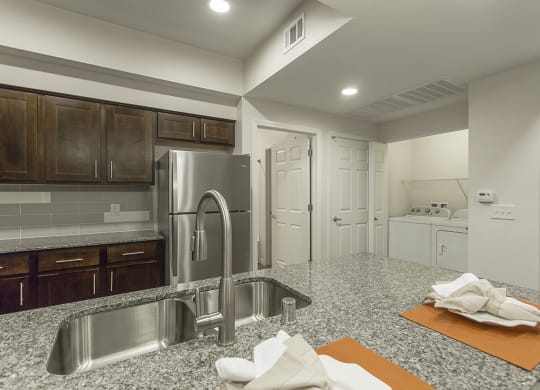 Kitchen with dryer area at The View at Horizon Ridge, Henderson, NV, 89012