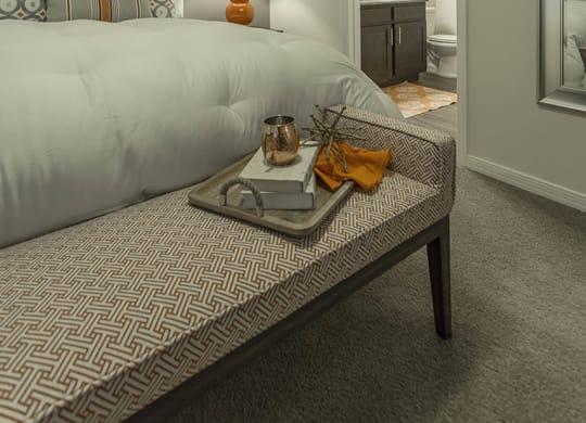 Bedroom decor at The View at Horizon Ridge, Henderson, NV