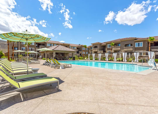 Pool view at day at The View at Horizon Ridge, Nevada, 89012