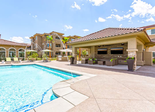 Pool view at The View at Horizon Ridge, Henderson, Nevada