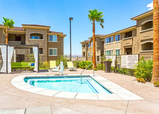 Small pool at The View at Horizon Ridge, Henderson, NV