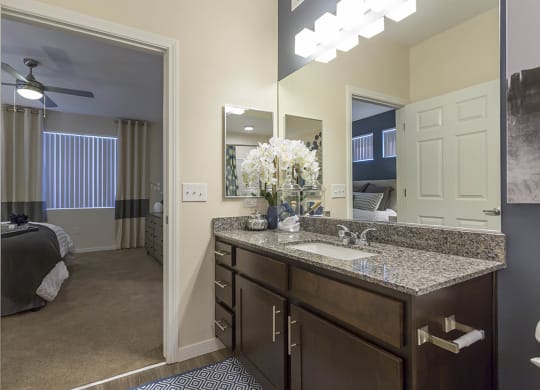 Bathroom vanity at The View at Horizon Ridge, Henderson, 89012