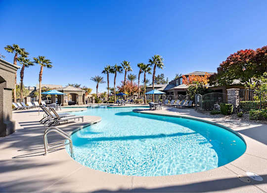 Pool View at The Equestrian by Picerne, Henderson Nevada