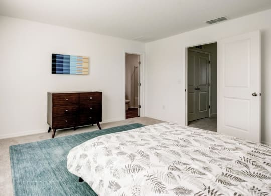 Large and comfortable master bedroom at Beacon at Arbours in Ruskin, FL