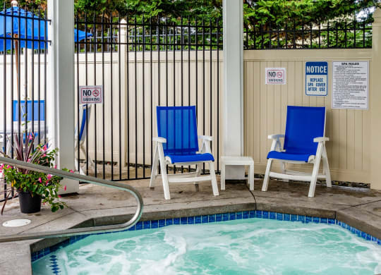 Hot Tub at Abbey Rowe Apartments in Olympia, Washington, WA