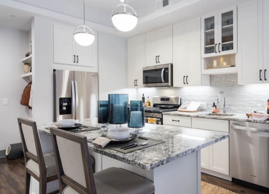 Large Kitchen Islands with Seating at The Alastair at Aria Village, Georgia, 30328