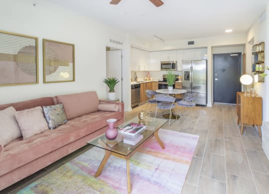 Modern Living Room at Alameda West, Miami, 33144