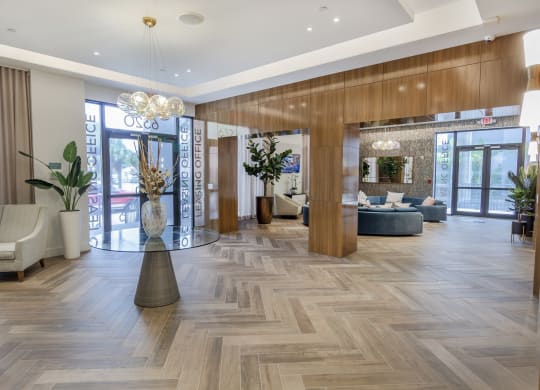 Lobby Area at Alameda West, Florida, 33144
