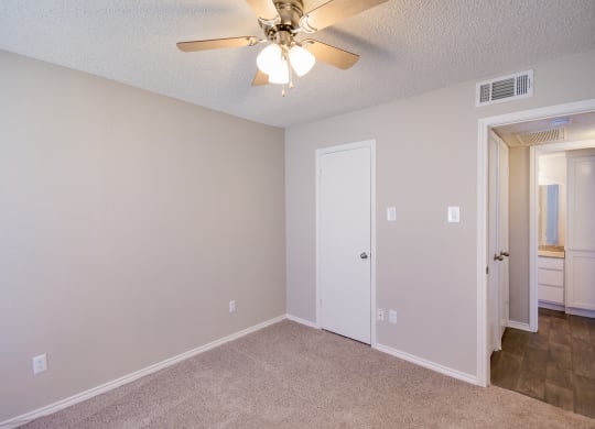 Bedroom at Polaris Apartment Homes in Irving, Texas, TX