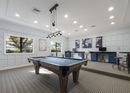Billiards Room at Sundance at Clermont in Clermont FL
